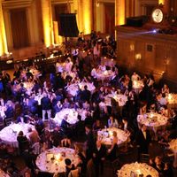 Dinnertime at the Moth Ball.